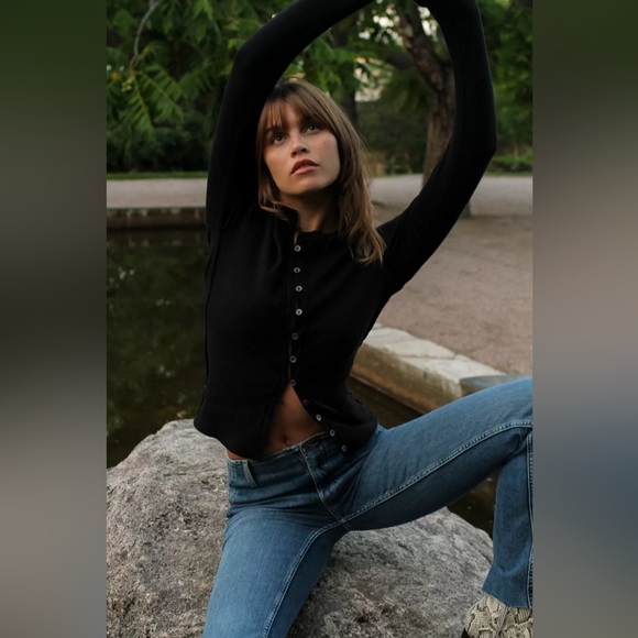 We The Free Sweaters - NWOT FREE PEOPLE WE THE FREE We The Free It's On Cardi | Black MSRP $68 Size XL